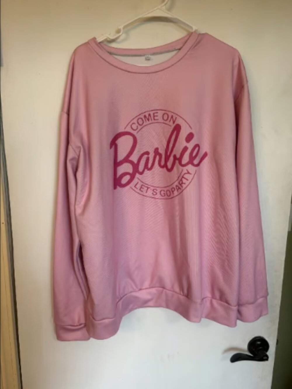 Barbie "Come On Barbie Let's Go Party" Crewneck Sweatshirt